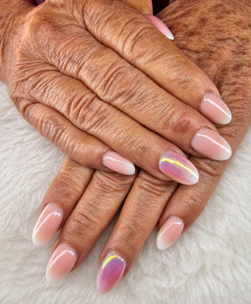 Babyboomer en construction avec un effet perle